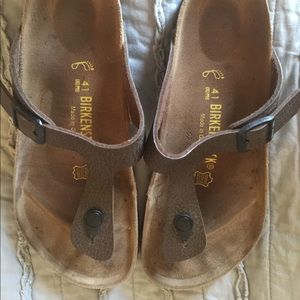 Brown Birkenstocks size 41